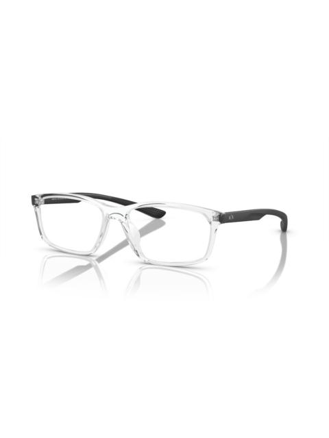 Other Designers Armani Exchange Demo Rectangular Men's Eyeglasses AX3108U 8333 56