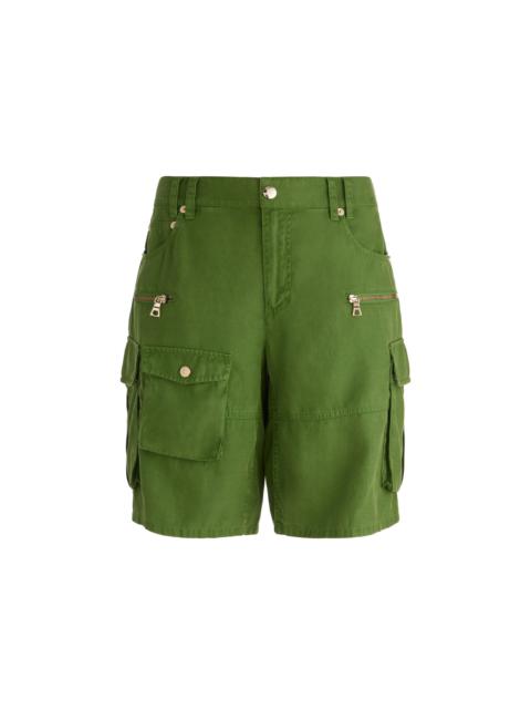 Alice + Olivia JAXON SUPER SLOUCHY LONG CARGO SHORT