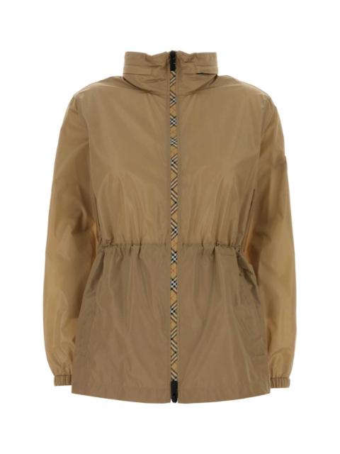 Burberry Burberry Women Beige Nylon Windbreaker