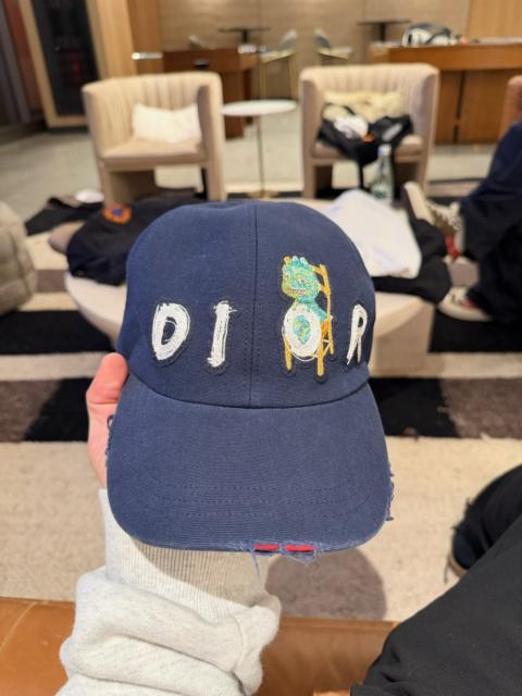 Dior RARE! Dior x Otani Workshop Logo Baseball Hat