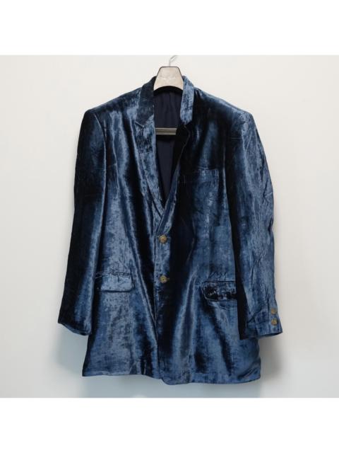 Yohji Yamamoto Yohji Yamamoto1992SS blue velvet jacket
