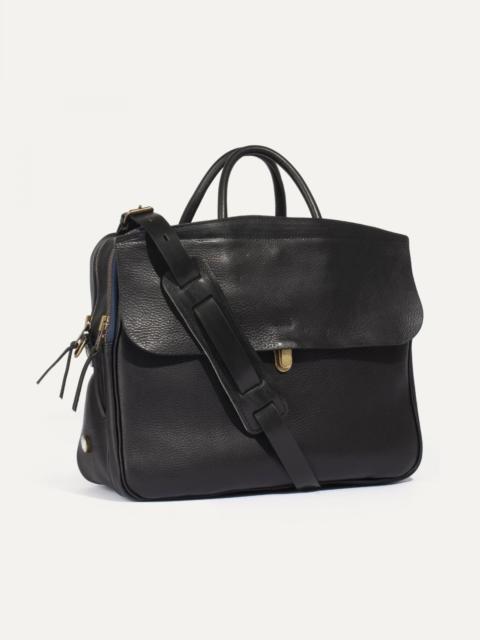 Bleu de Chauffe ZEPPO BUSINESS BAG  -  BLACK / E PURE