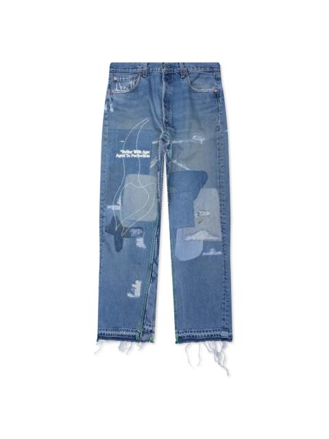 *Better With Age STERLING REPAIR DENIM TROUSER - INDIGO