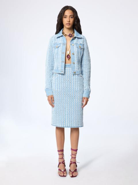 NINA RICCI Denim Trucker Jacket