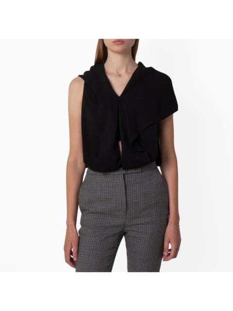 FERRAGAMO Ferragamo Draped Hooded Sleeveless Top