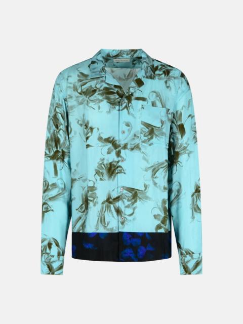 Dries Van Noten LIGHT BLUE VISCOSE SHIRT