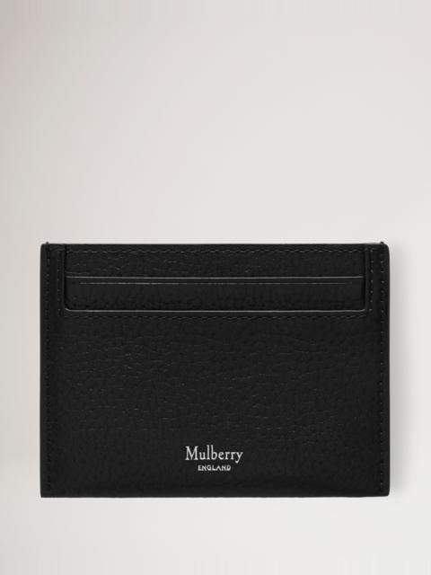 Mulberry Credit Card Slip
Black & Silver Small Classic Grain