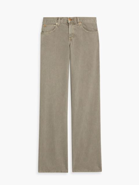 SLVRLAKE Mica low-rise wide-leg jeans
