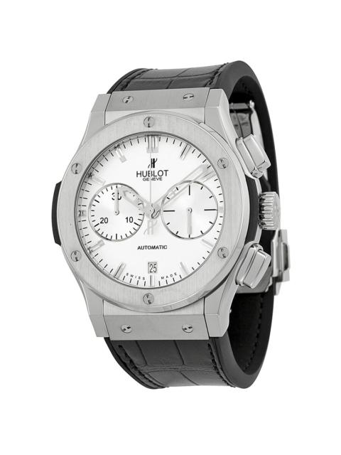 Hublot Hublot Classic Fusion Opaline Dial Black Leather Men's Watch 521.NX.2610.LR