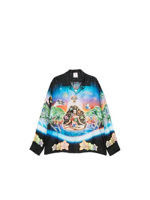 CASABLANCA Casablanca Black Shirts Men