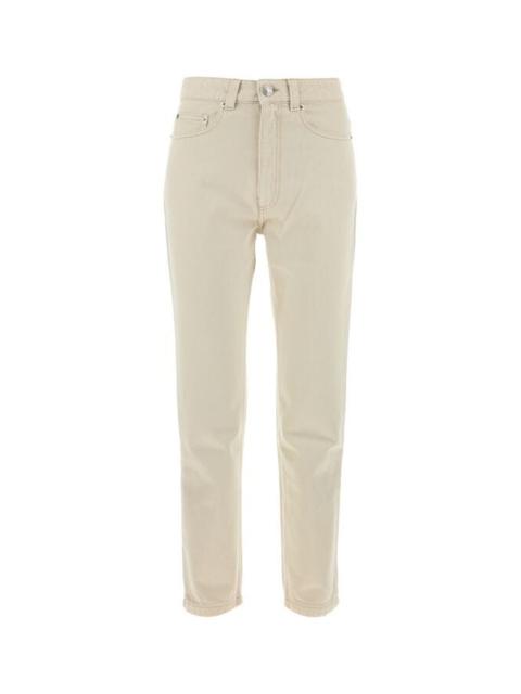 Ami Woman Ivory Denim Jeans