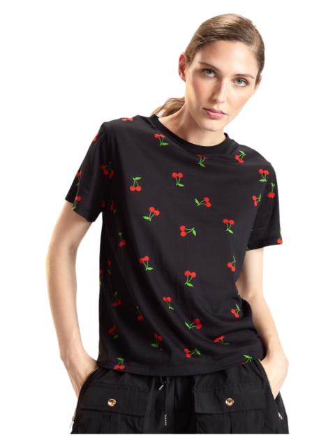 CYNTHIA ROWLEY Cynthia Rowley Everyday Tee in Cherry at Nordstrom