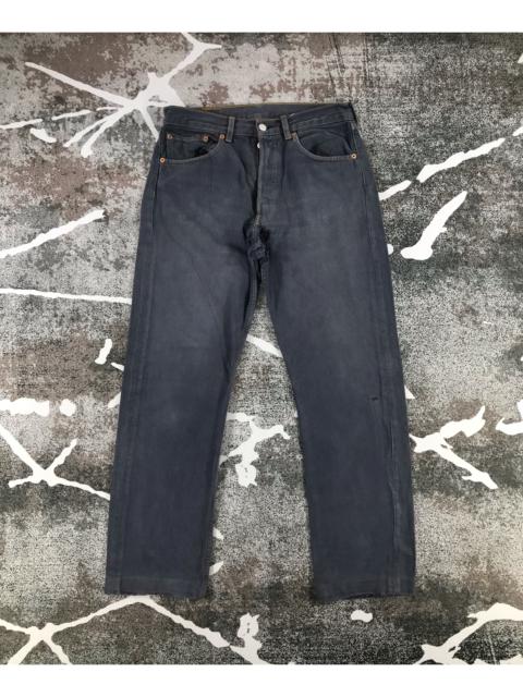 Other Designers Vintage - Vintage Levi's 501 Jeans Faded Blue Distressed Denim KJ613