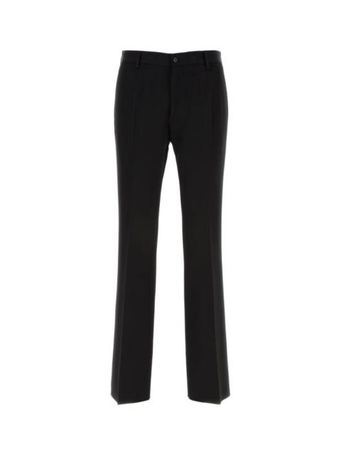 Dolce & Gabbana Man Black Wool Pant