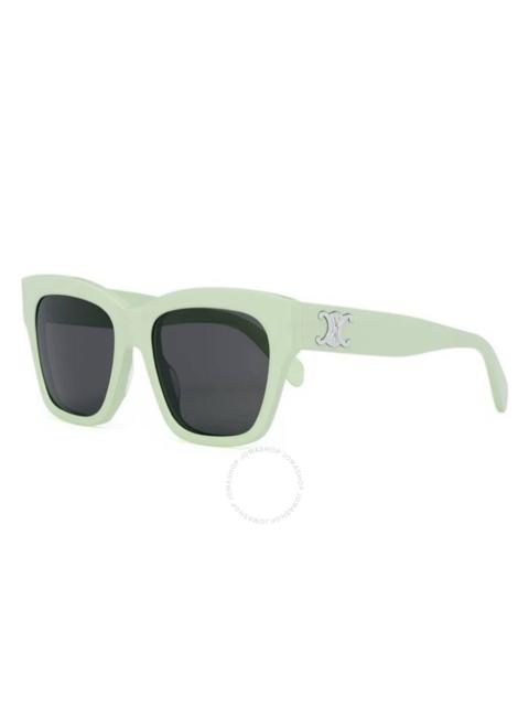 Celine Gradient Smoke Square Ladies Sunglasses CL40253I 93A 55