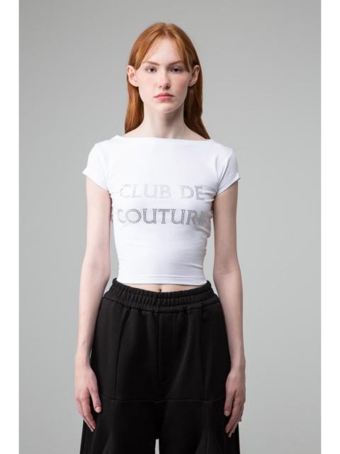 Other Designers $345 Anonymous Club Club De Couture Baby Tee