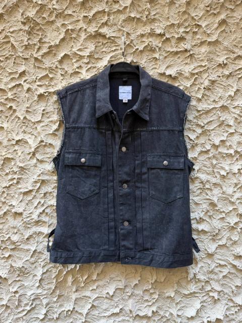 NUMBER (N)INE Number (N)ine waxed denim vest 99AW