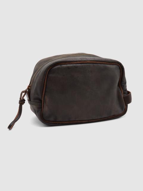 RRL by Ralph Lauren Double RL Buffalo Leather Travel Case