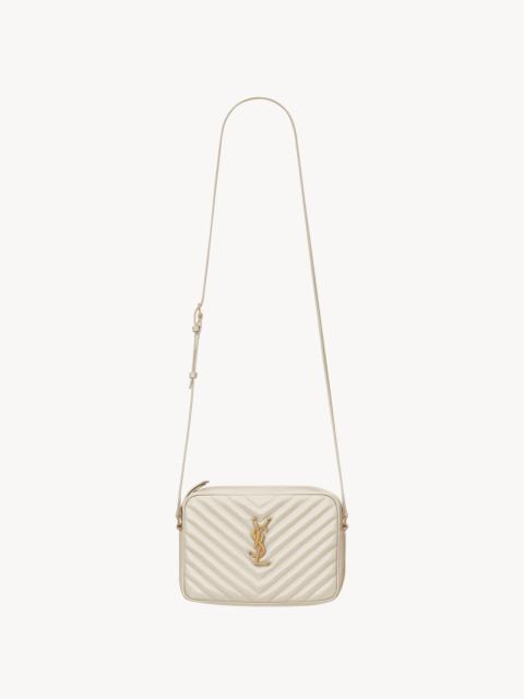 SAINT LAURENT LOU CAMERA BAG IN QUILTED LEATHER