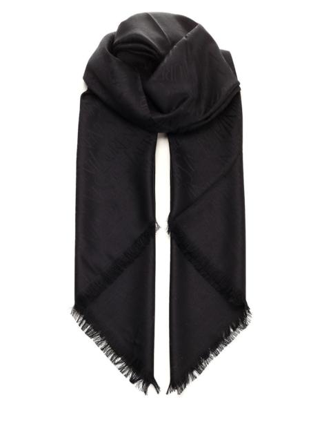 SAINT LAURENT Saint Laurent Women Monogram Ysl Jacquard Scarf