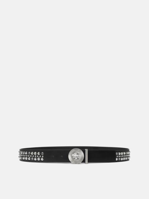 VERSACE Medusa Biggie Embellished Belt 1.6"