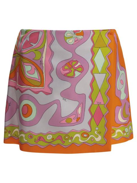 PUCCI Pucci Angoli Wrap Skirt Multicolor Women