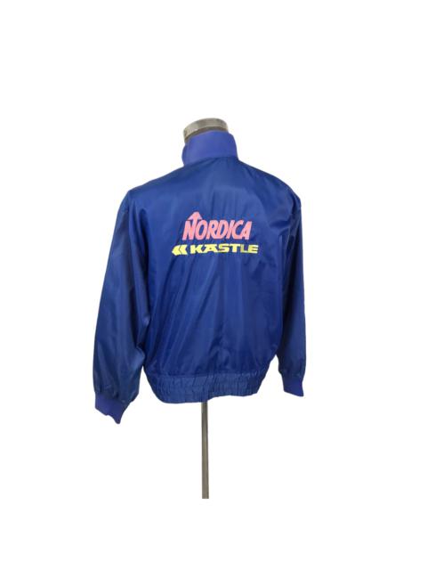 Other Designers Vintage - Vintage Benetton X Nordica Kastle Bomber Jacket Big Logo