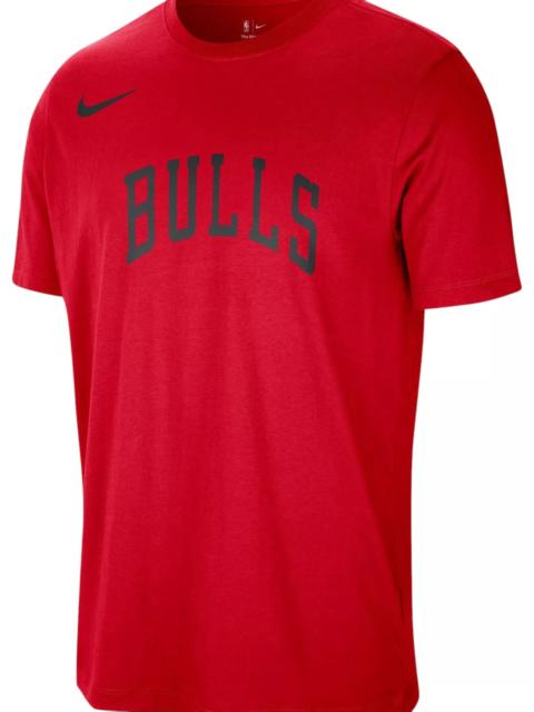 Nike Nike Men's Chicago Bulls Red Wordmark T-Shirt