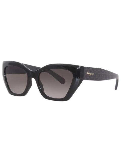 FERRAGAMO Ferragamo Grey Gradient Cat Eye Ladies Sunglasses SF1043S 001 54