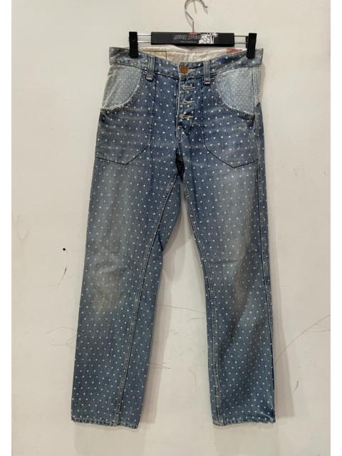 Other Designers Vintage - Japan Brand Cube Sugar Workwear Polka Dot Jeans