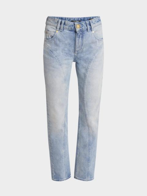 Straight Denim Pants