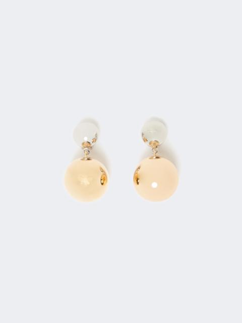 WEEKEND Max Mara Pasticcino Bag metal earrings - GOLD