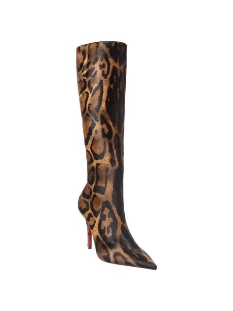 Christian Louboutin Christian Louboutin Miss Z Botta 100 Haircalf Knee-High Boot