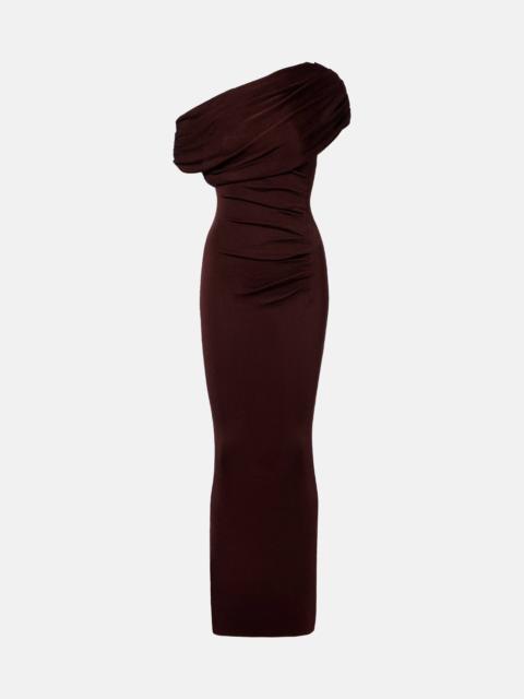 self-portrait Draped ruched gown