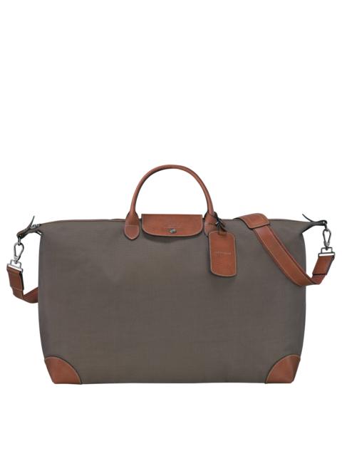 Longchamp Boxford M Travel bag Brown - Canvas