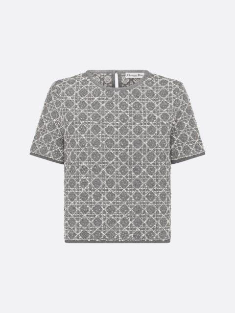 Dior Macrocannage Short-Sleeved Top