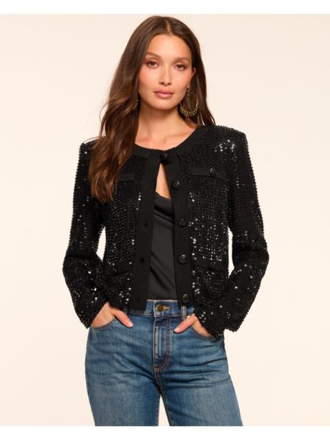RAMY BROOK Anna Beaded Sequin Jacket