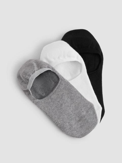 EILEEN FISHER Cotton Low-Profile Sock 3-Pack