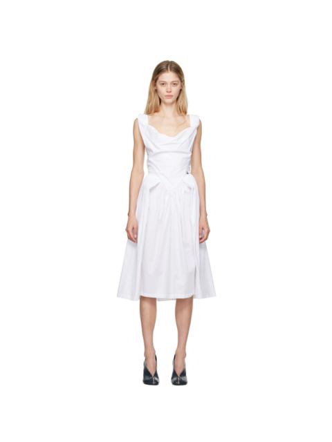 Vivienne Westwood White Sunday Midi Dress