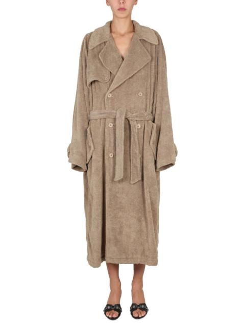 BALENCIAGA Balenciaga Women Towel Trench Coat
