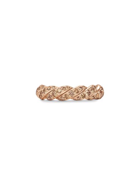 DAVID YURMAN David Yurman Sculpted Cable Flex Band Ring in Gold at Nordstrom