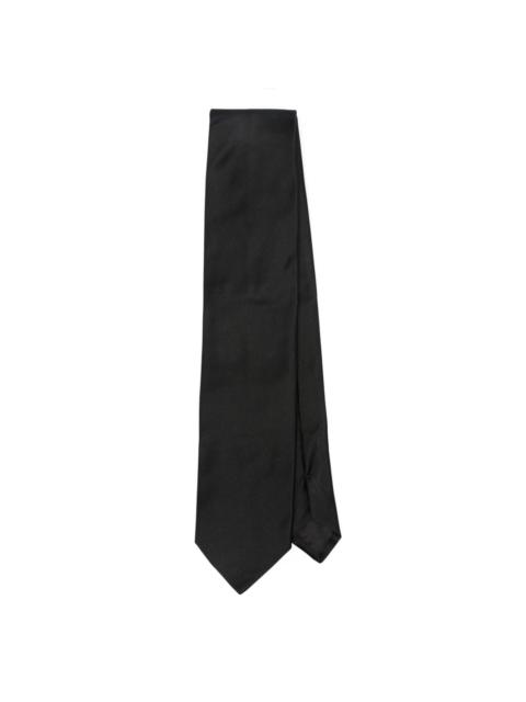 Lanvin satin duchess tie