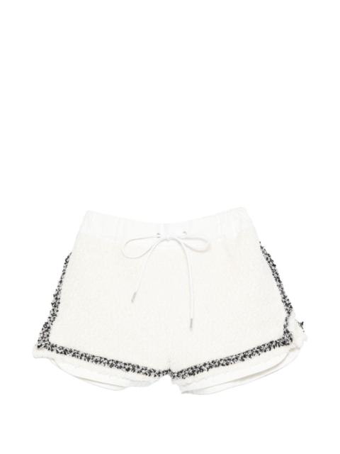 sacai Sacai Women Tweed Shorts