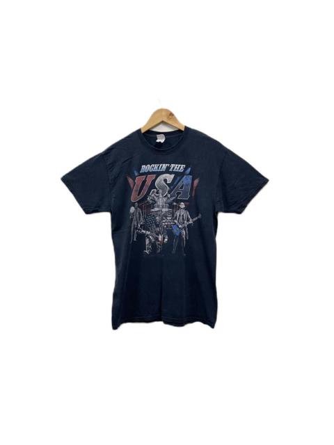 Other Designers Band Tees - Vintage Rockin The USA Johnny Cougar Tshirt