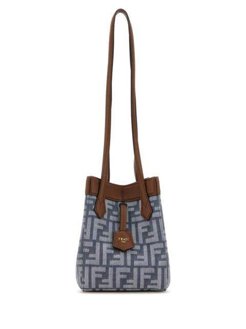 FENDI Fendi Women Embroidered Fabric Mini Origami Shoulder Bag