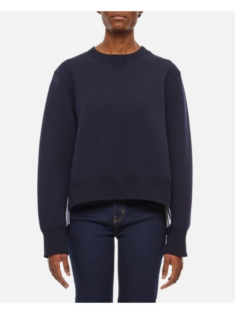 sacai Sacai Women Sweatshirt With Pleated Fabric Back