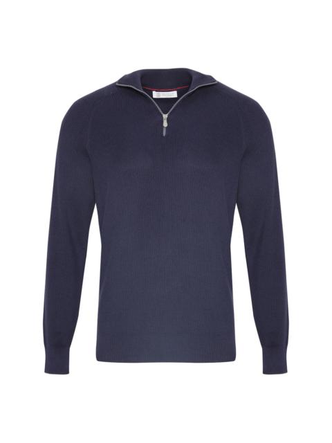Brunello Cucinelli Brunello Cucinelli Blue Sweaters & Knitwear Men