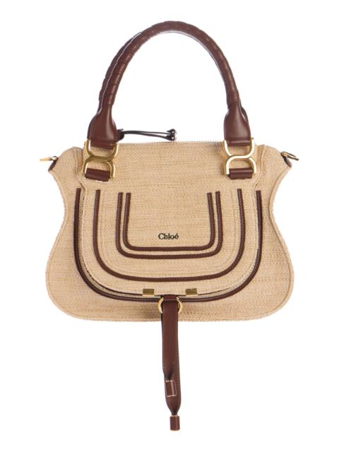 Chloé Chloé Marcie Woven Satchel in Hot Sand at Nordstrom