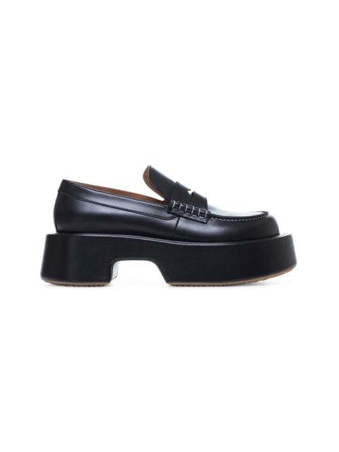 J.W. ANDERSON - Jw Anderson Women Black Leather Platform Loafers