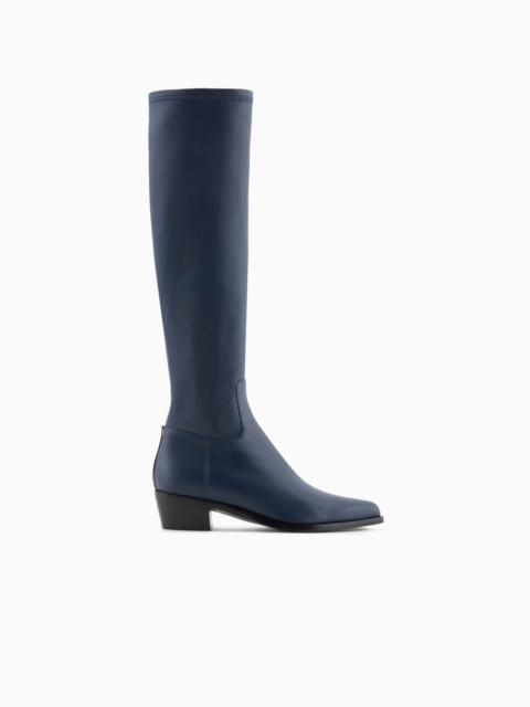 GIORGIO ARMANI Stretch nappa-leather boots